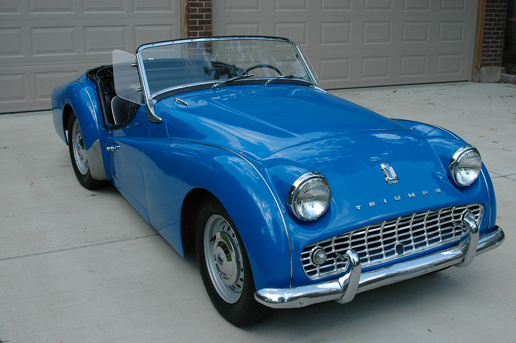 1961 Triumph TR3A • © 2024 Flashback Racing