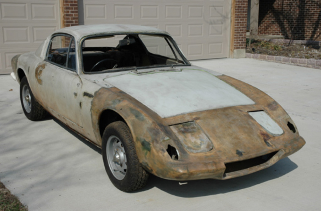 1967 Lotus Elan Plus 2 Front • © 2024 Flashback Racing