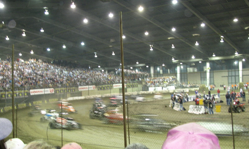 2010 Chili Bowl Action • © 2024 Flashback Racing
