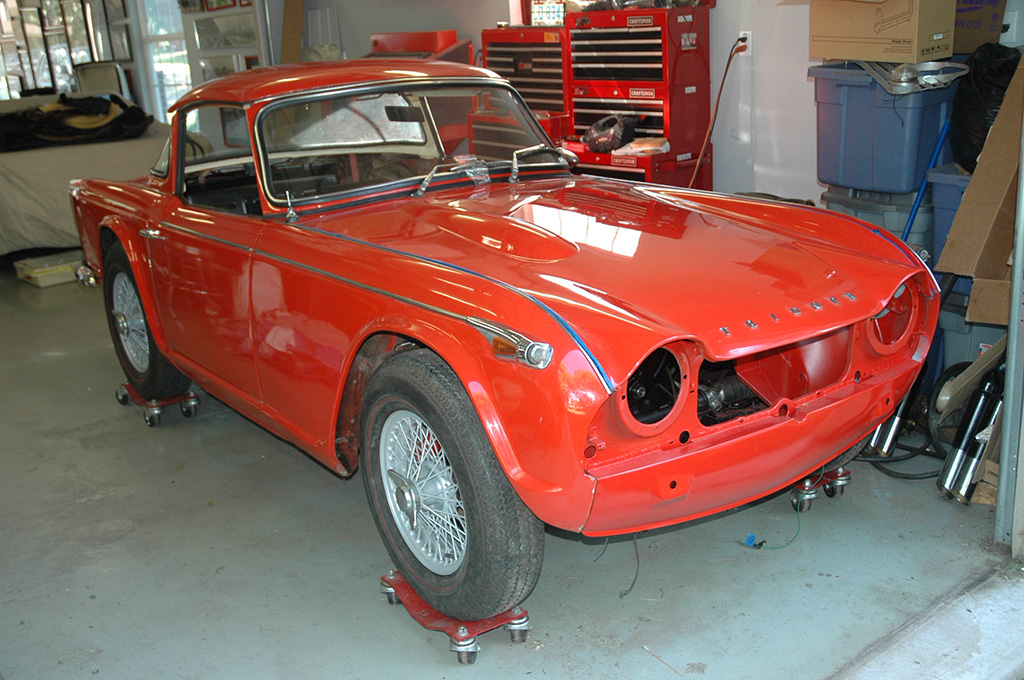 1966 Triumph TR4A • © 2024 Flashback Racing