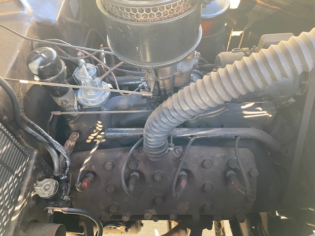 1937 Ford 85HP Business Coupe Engine ©2024 Flashback Racing