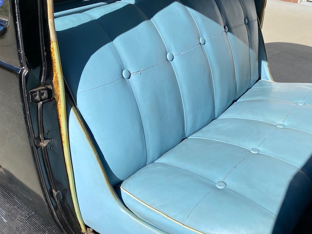 1937 Ford 85HP Business Coupe Interior ©2024 Flashback Racing