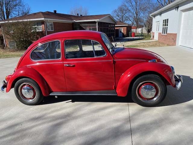 1967 VW Beetle wo Rack-Surfbrd © 2024 Flashback Racing