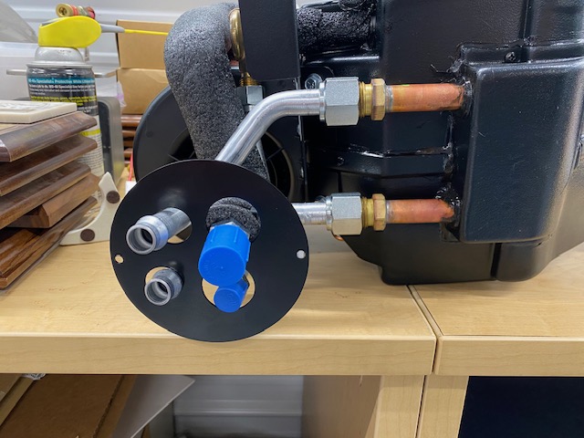 1975 Corvette Firewall AC-Heat Couplings ®2024 Flashback Racing