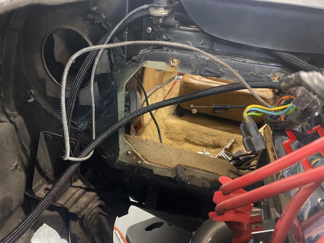 1975 Corvette Old AC Parts Removed ©2024 Flashback Racing