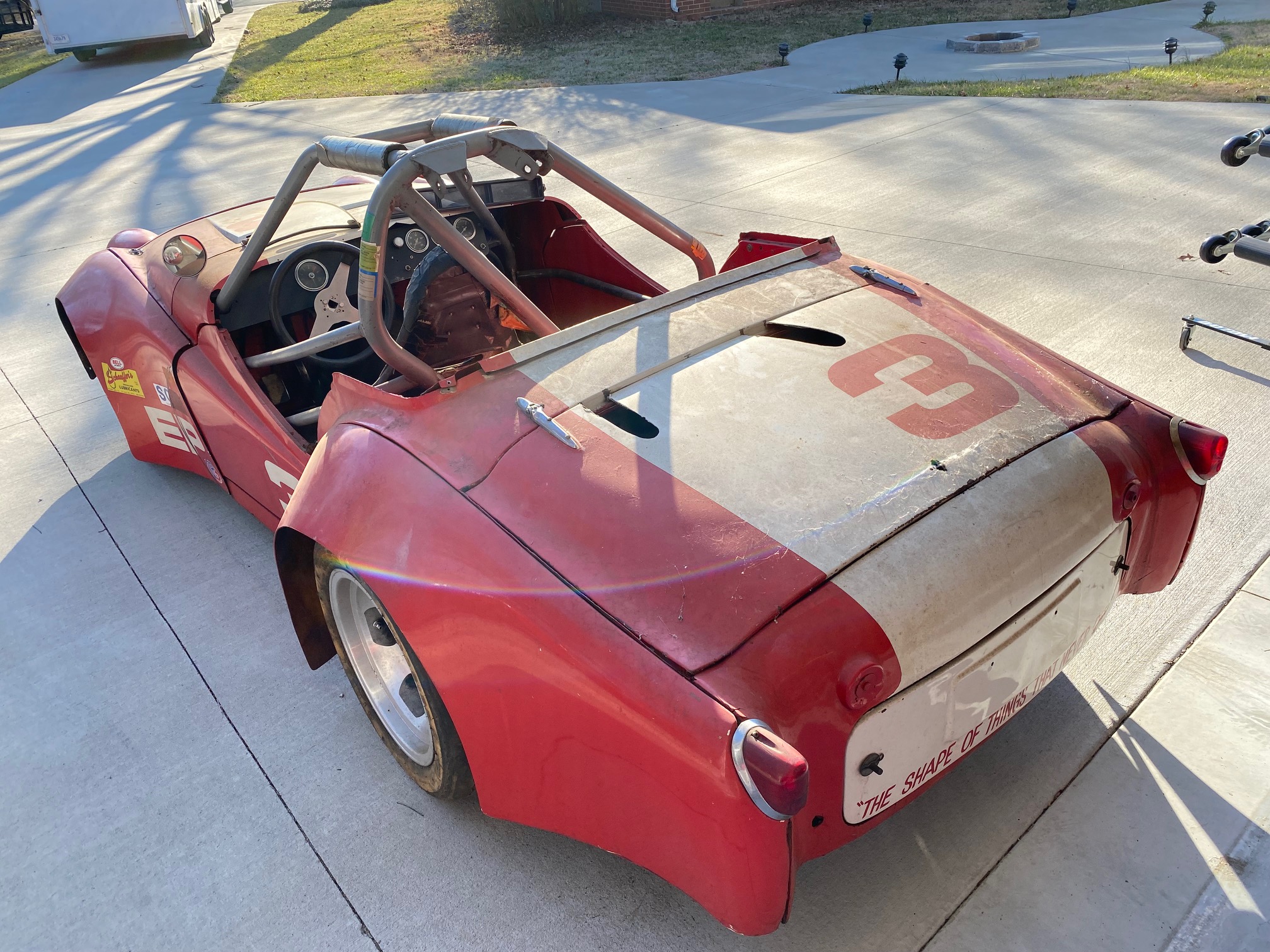 #3 Flashback Race Car Home, Dirty, and Reunited at ©2024 Flashback Racing