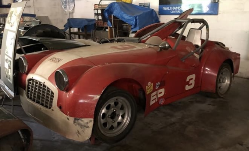 #3 Car in Storage in North Carolina ©2024 Flashback Racing