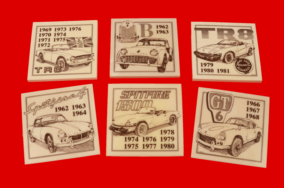 Triumph 6-Pc Collectible Coaster Set