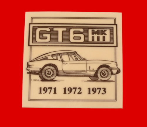 Triumph GT6 Mark 3 Collectible Coaster/Tile