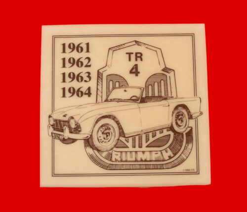 Triumph TR4 Collectible Coaster