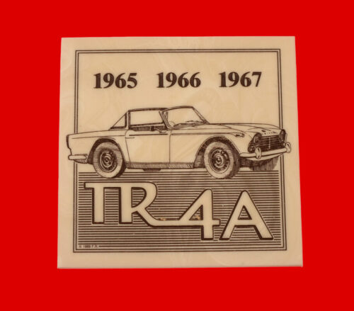 Triumph TR4A Collectible Display Coaster/Tile