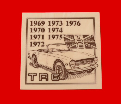 Triumph TR6 Collectible Coaster/Tile