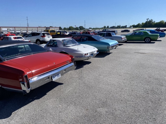 2024 Hot Rod Power Tour Registration Line ©2024 Flashback Racing