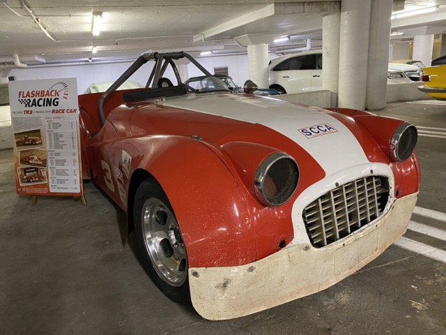 Triumph TR3 Race Car at SCVTR Show in STL ©2024 Flashback Racing